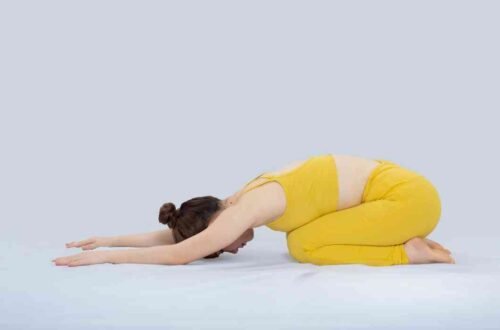 half Tortoise Pose (Ardha-Kurmasana)