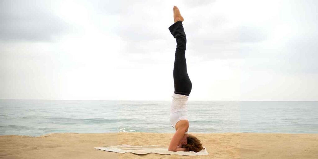 headstand or sirsasana in yoga