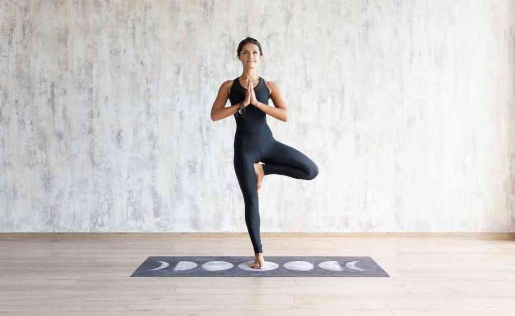 vrikshasana or tree pose