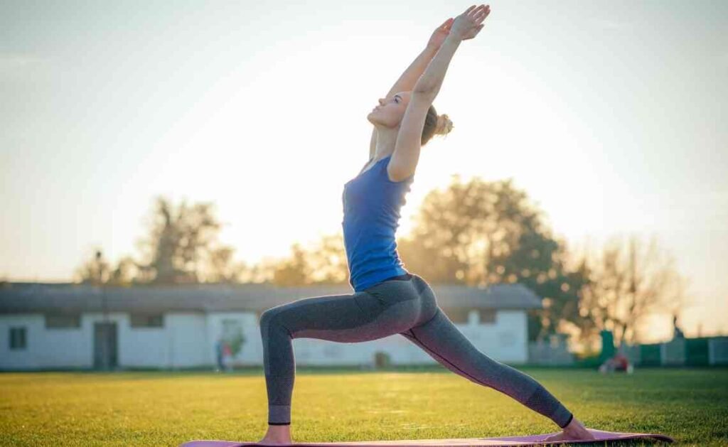 warrior I pose or virabhadrasana pose warrior I pose or virabhadrasana pose