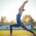 warrior I pose or virabhadrasana pose